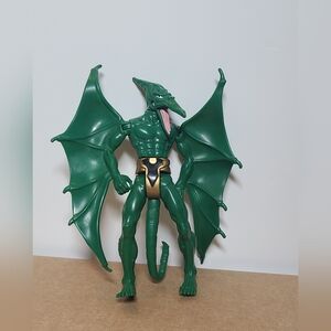 Vintage 1992 SAURON Savage Attack Wings Marvel X-Men Toy Biz Gold Shorts loose